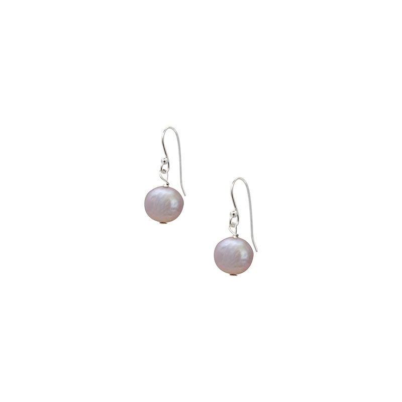 Claudia Bradby Everyday Pink Pearl Drop Earrings