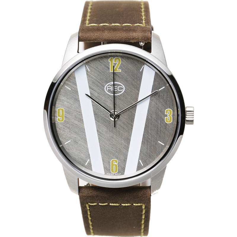 Rec Cooper Brown Leather Strap Watch