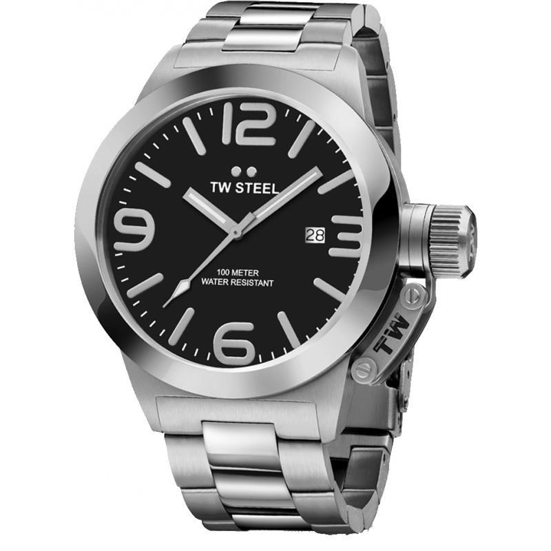 TW Steel Canteen Silver Steel Bracelet Watch