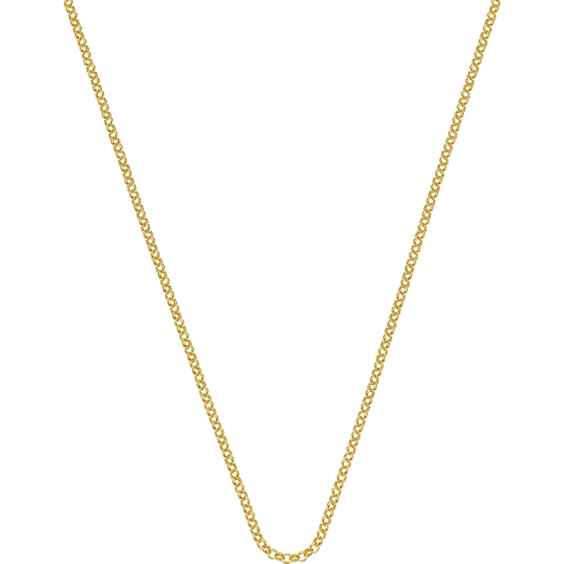 Emozioni 18 Gold Plated Sterling Silver Belcher Chain