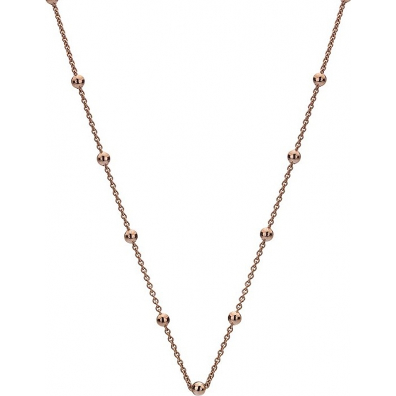 Emozioni 24 Rose Gold Plated Sterling Silver Intermittent Bead Chain