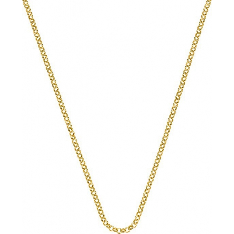 Emozioni 24 Yellow Gold Plated Sterling Silver Belcher Chain