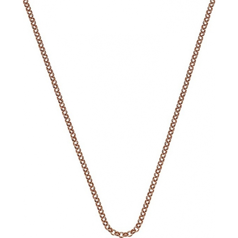 Emozioni 24 Rose Gold Plated Sterling Silver Belcher Chain