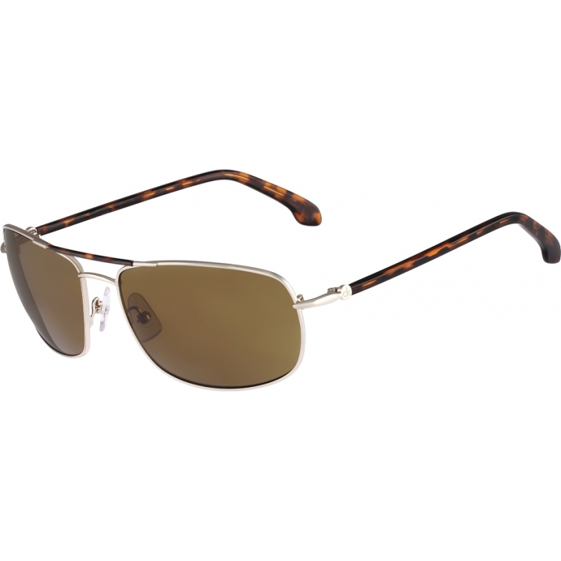 Calvin Klein Platinum Mens CK1183S Brown Gold Sunglasses