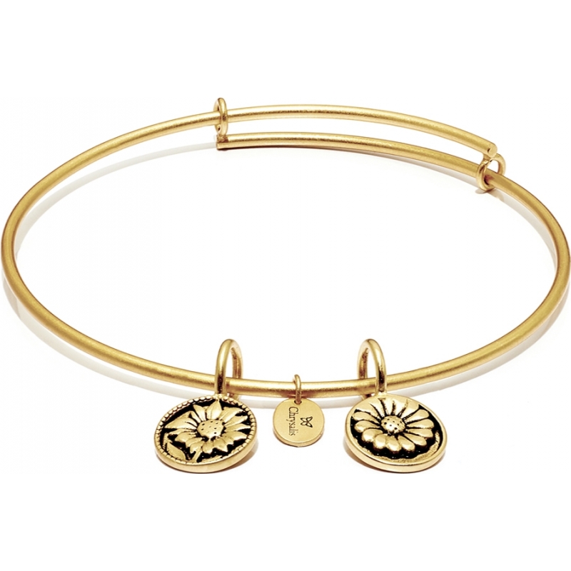 Chrysalis Believe 14ct Gold Plated Expandable Bangle