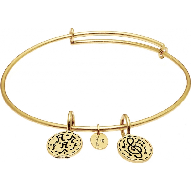 Chrysalis Festival 14ct Gold Plated Expandable Bangle