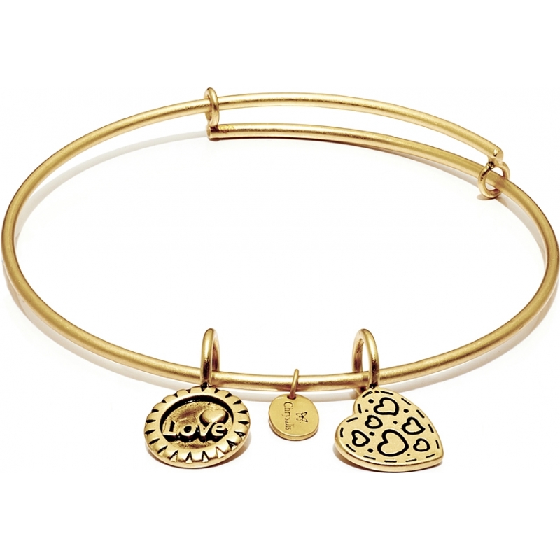 Chrysalis Joy 14ct Gold Plated Expandable Bangle