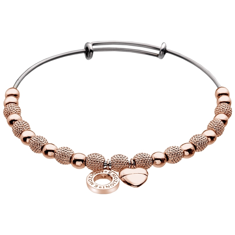 Emozioni Ladies Rose Gold Plated Ula Bangle