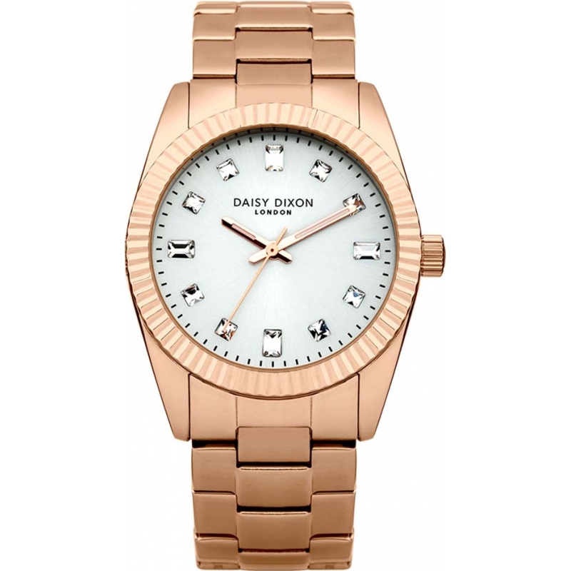 Daisy Dixon Ladies Edie Rose Gold Plated Bracelet Watch