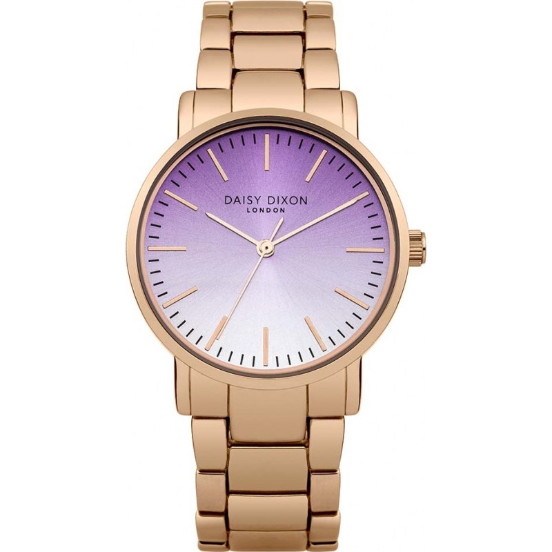 Daisy Dixon Ladies Violet Rose Gold Plated Watch