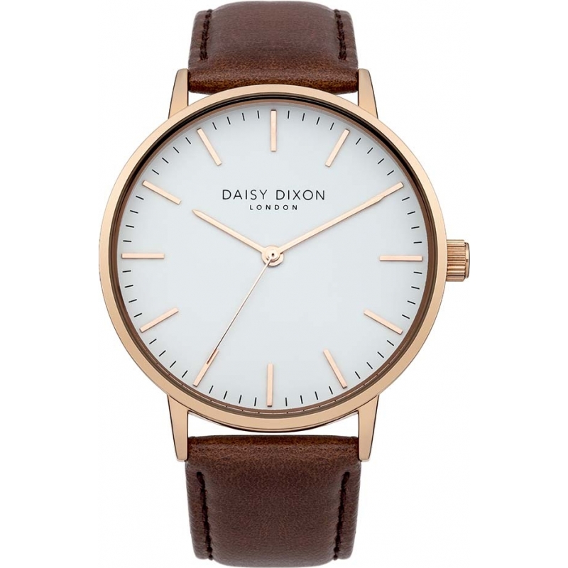 Daisy Dixon Ladies Brown Leather Strap Watch