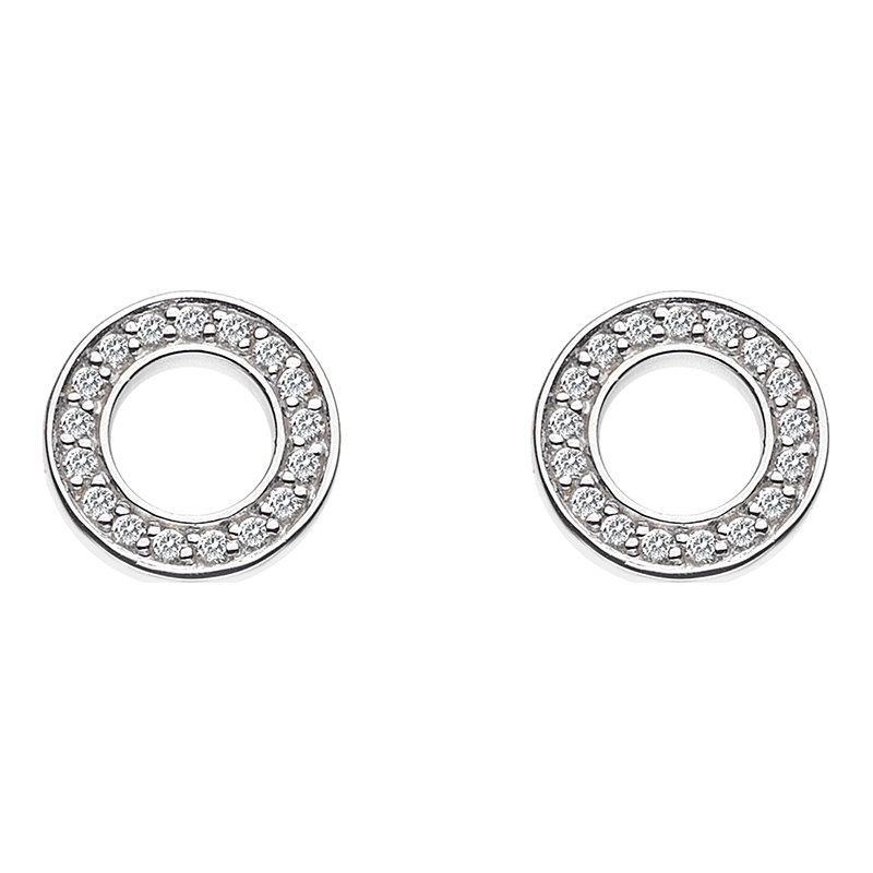 Emozioni Ladies Saturno Sterling Silver Earrings