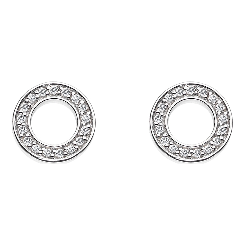 Emozioni Ladies Saturno Sterling Silver Earrings