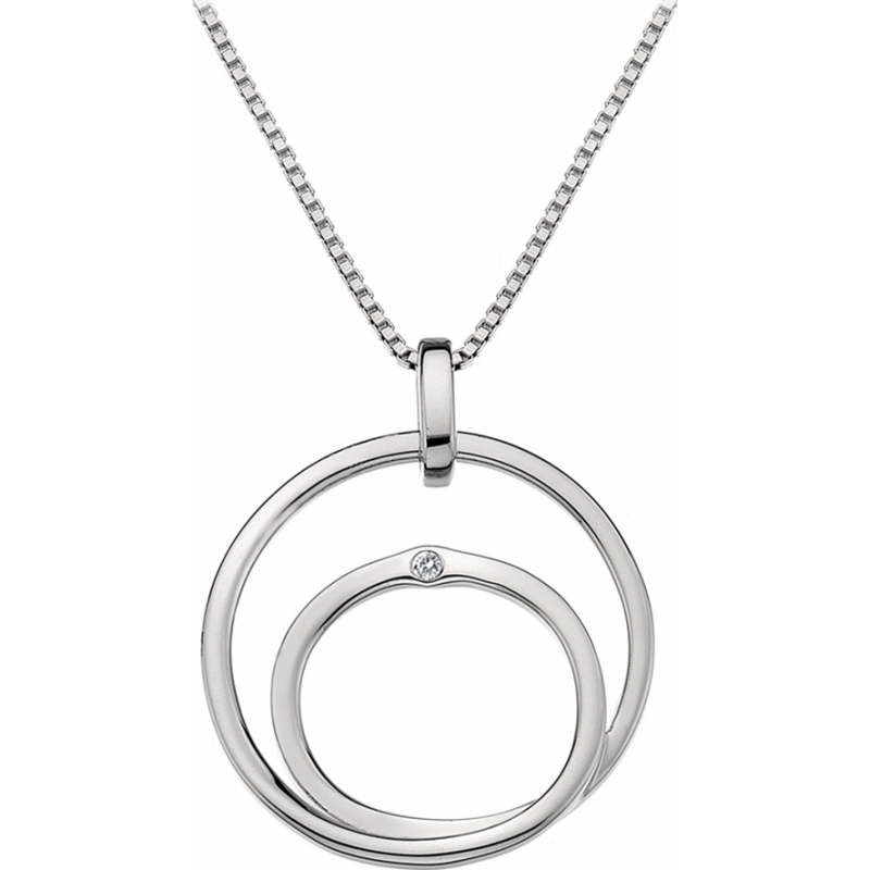 Hot Diamonds Ladies Forever Circle Necklace