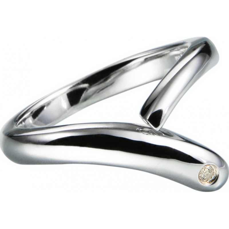 Hot Diamonds Ladies Size K Go With The Flow Ring