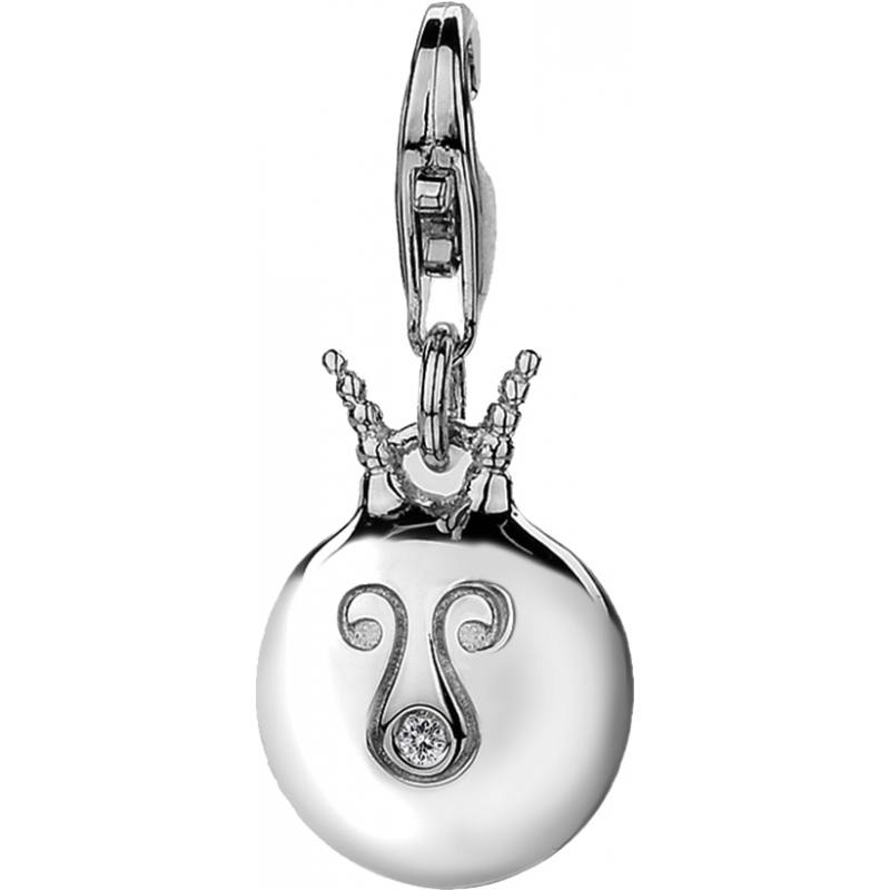 Hot Diamonds Ladies Spaced Out Silver Charm