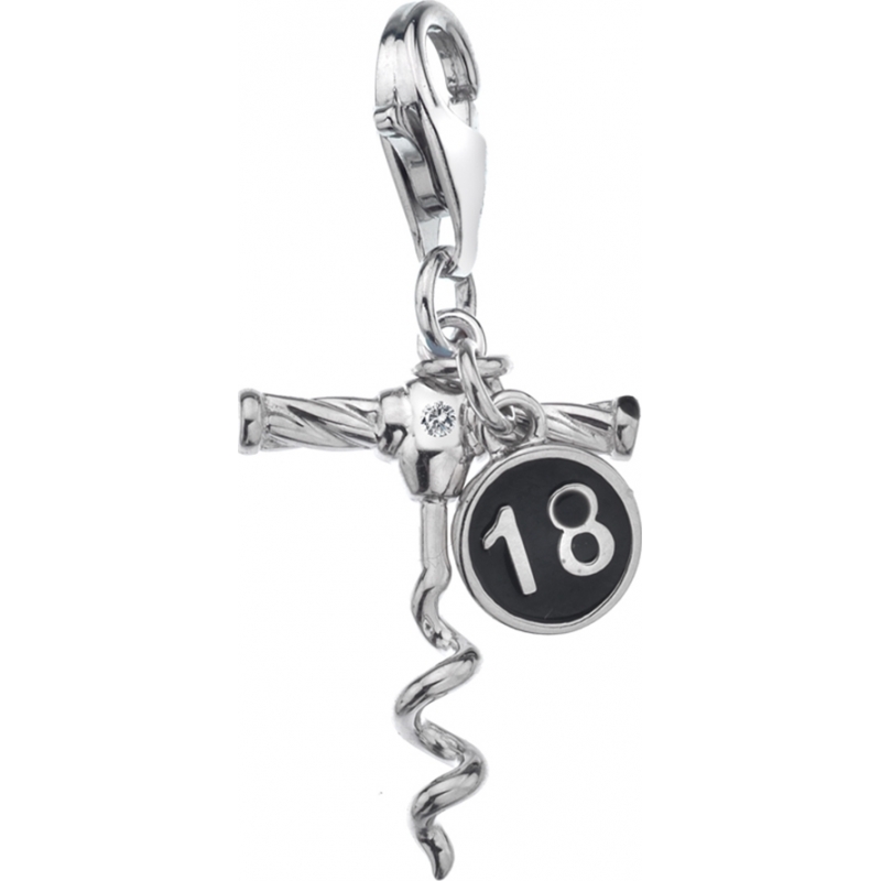 Hot Diamonds Sterling Silver 18 Charm