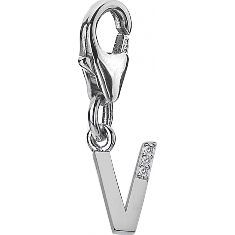 Hot Diamonds Diamond Letters V Charm