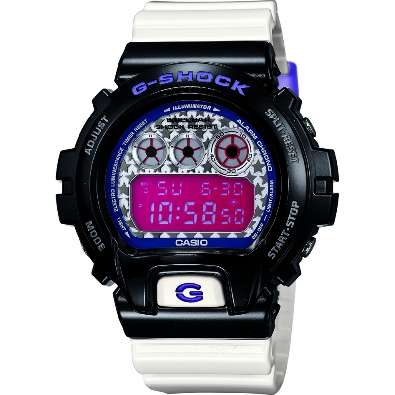 Casio Mens G-Shock White Resin Strap Watch
