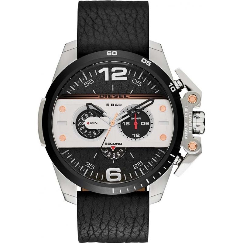 Diesel Mens Ironside Chronograph Black Watch