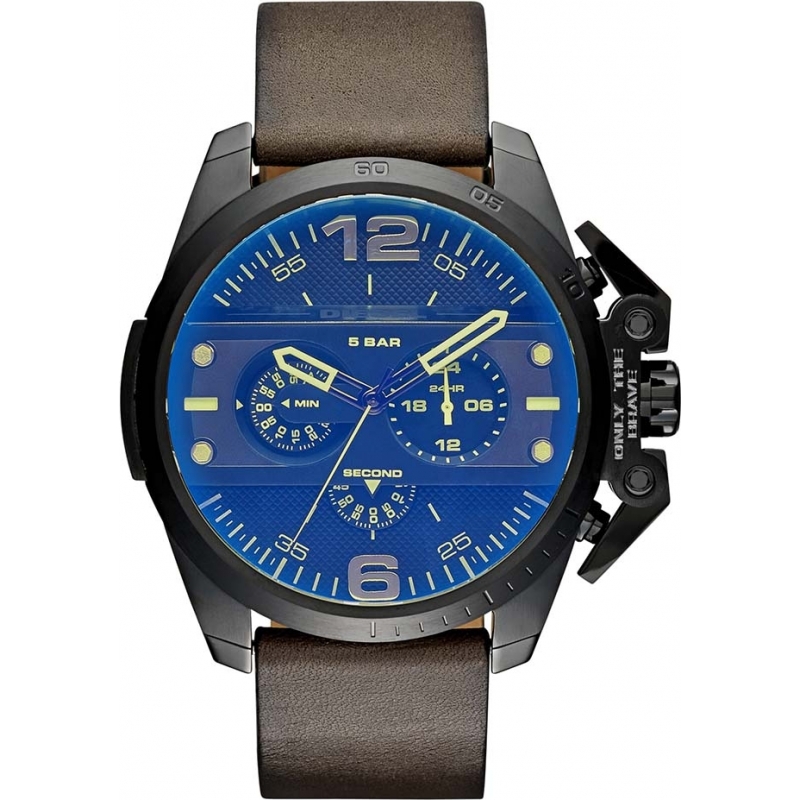 Diesel Mens Ironside Chronograph Brown-Green Watch