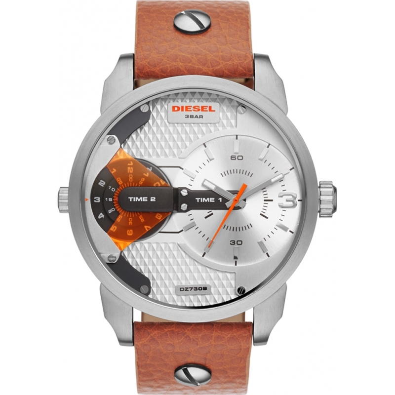 Diesel Mini Daddy Brown Multifunction Watch