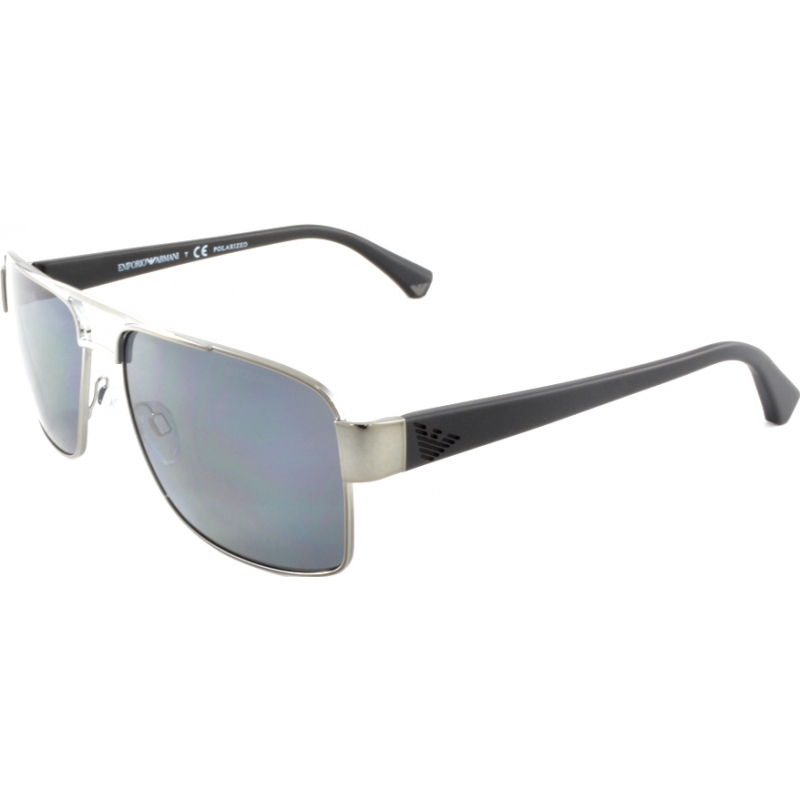 Emporio Armani EA2002 57 Essential Leisure Gunmetal 301081 Polarized Sunglasses