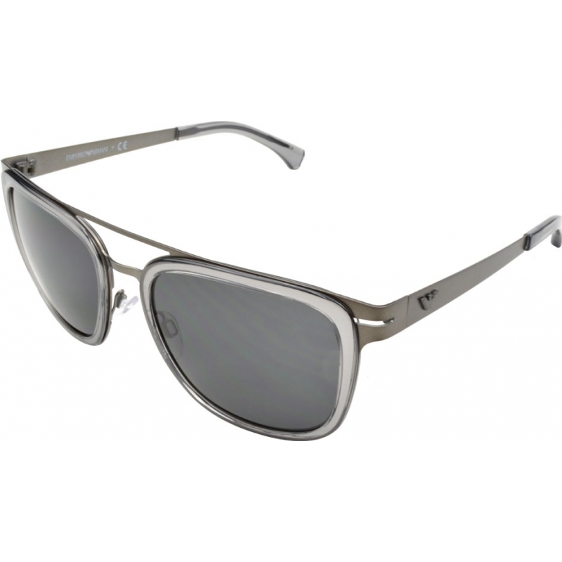 Emporio Armani EA2030 56 Trend Matte Gunmetal 300387 Sunglasses