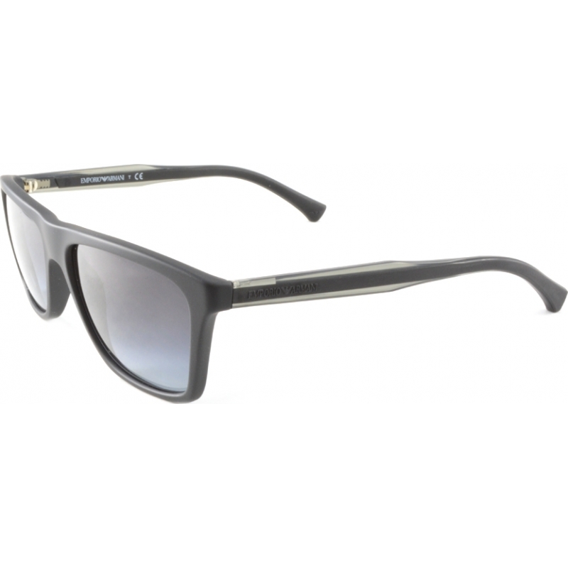 Emporio Armani EA4001 56 Modern Black Rubber 50638G Sunglasses