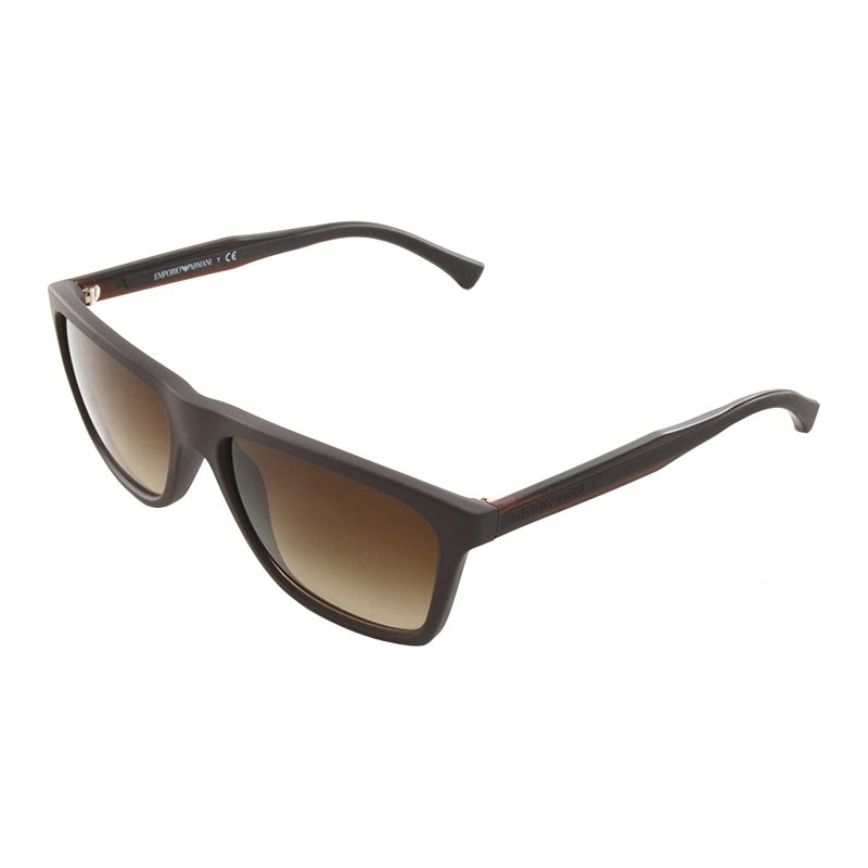 Emporio Armani EA4001 56 Modern Brown Rubber 506413 Sunglasses