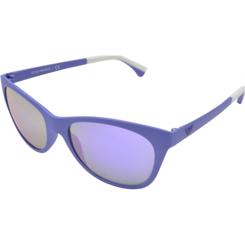 Emporio Armani EA4046 56 Essential Leisure Matte Violet Sunglasses