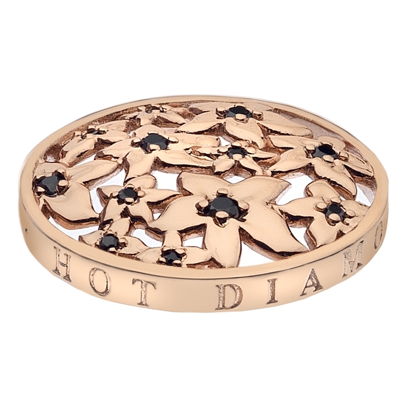 Emozioni 33mm Blossom Rose Gold Plated Coin