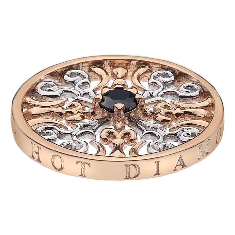 Emozioni 33mm Victorian Silver and Rose Gold Plated Coin