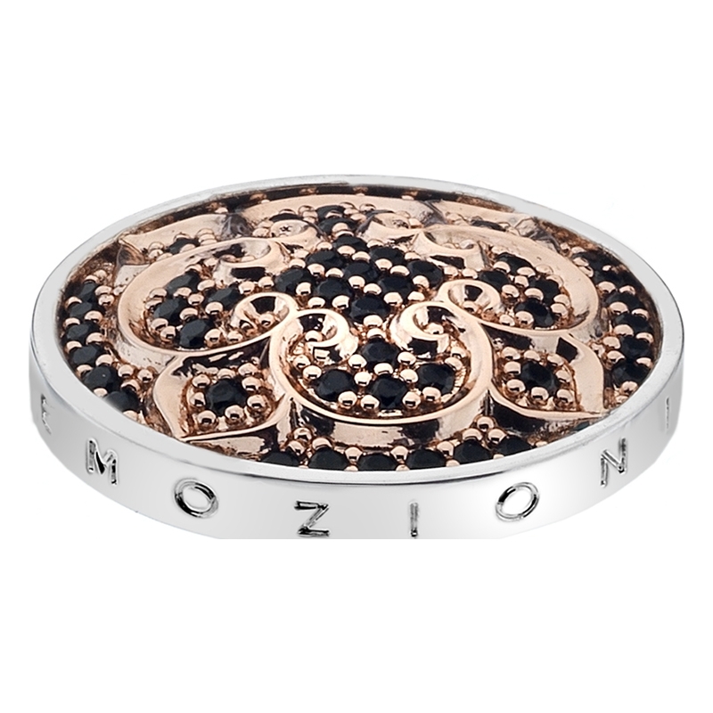 Emozioni 25mm Fiore di Loto Rose Gold Plated Coin