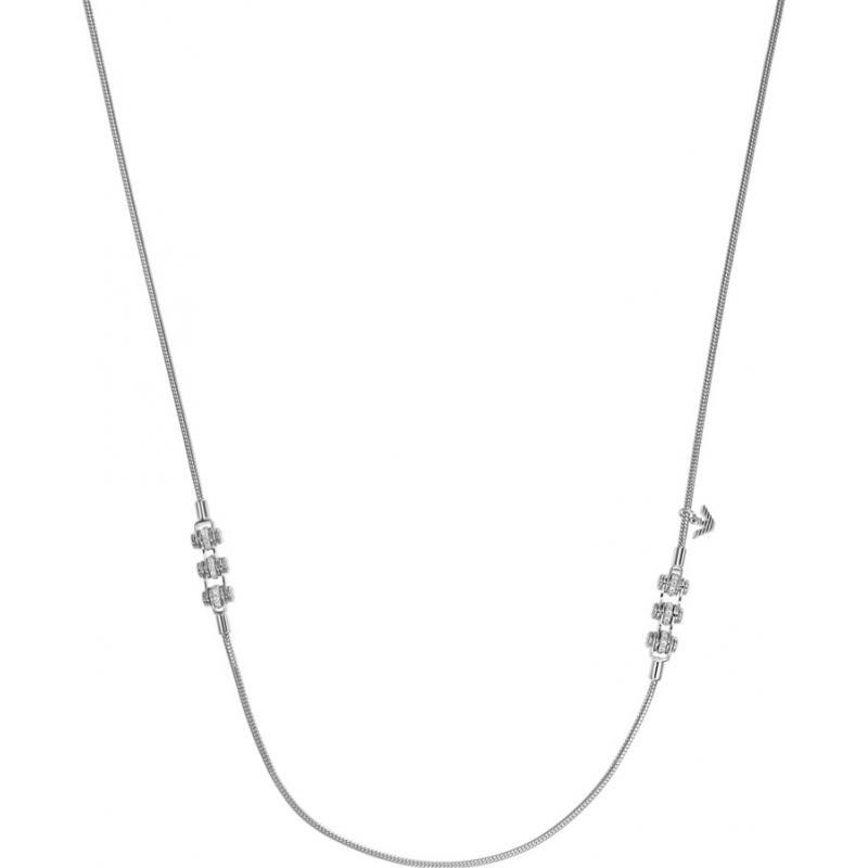 Emporio Armani Ladies Movimento Sterling Silver Necklace