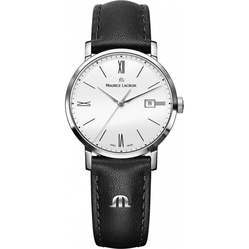 Maurice Lacroix Ladies Eliros Black Leather Strap Watch