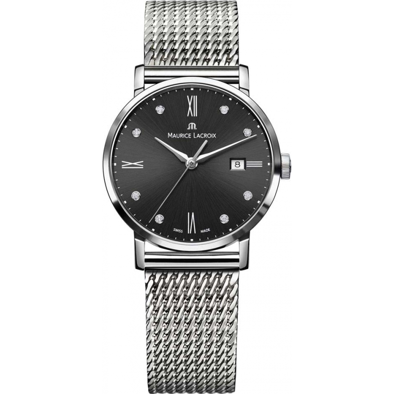 Maurice Lacroix Ladies Eliros Silver Mesh Steel Bracelet Watch