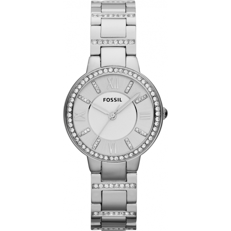 Fossil Ladies Virginia Silver Steel Watch