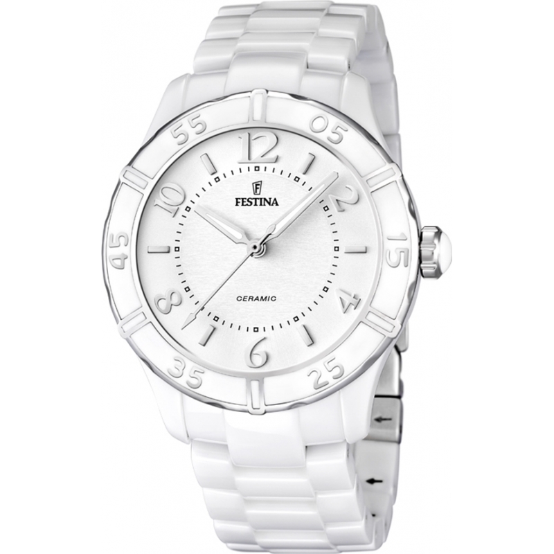 Festina Ladies Ceramic White Watch