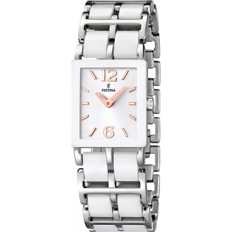 Festina Ladies Ceramic Inlay Steel Watch