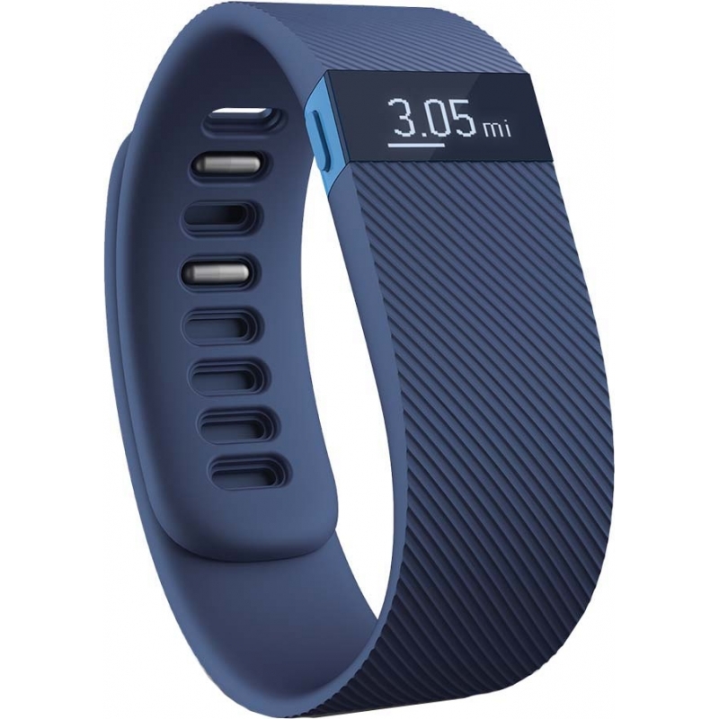 Fitbit Charge Blue Wireless Activity and Sleep Wristband - Large