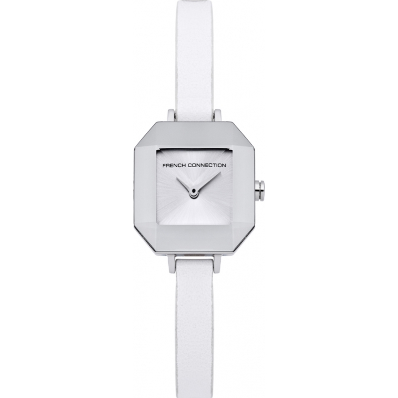 French Connection Ladies Lavender Silver and White Watch