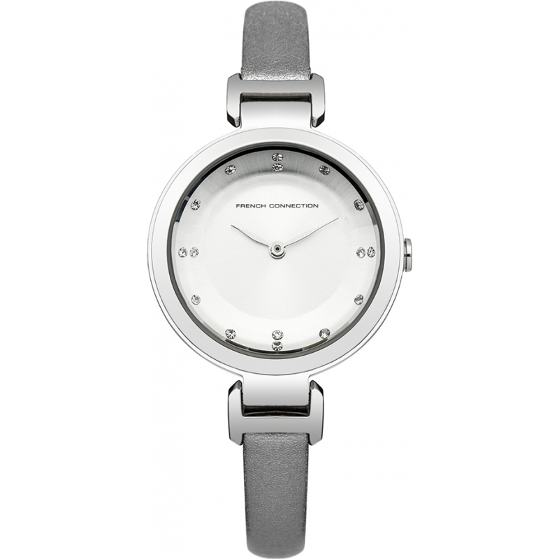 French Connection Ladies River Metallic Strap Watch