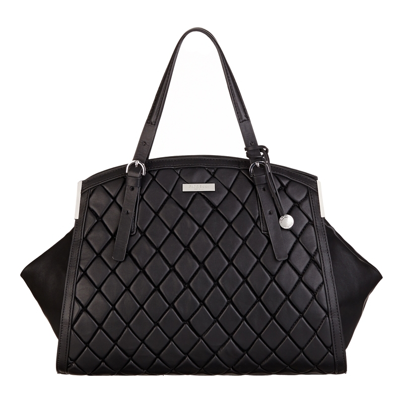 Fiorelli Ladies Aniya Black Quilt Shoulder Bag