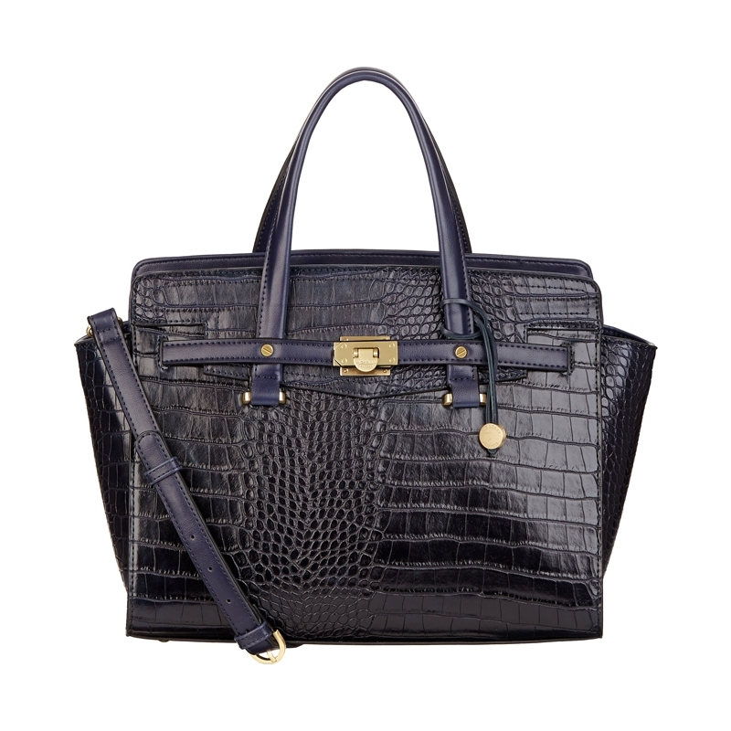 Fiorelli Ladies Luella Navy Croc Grab Bag