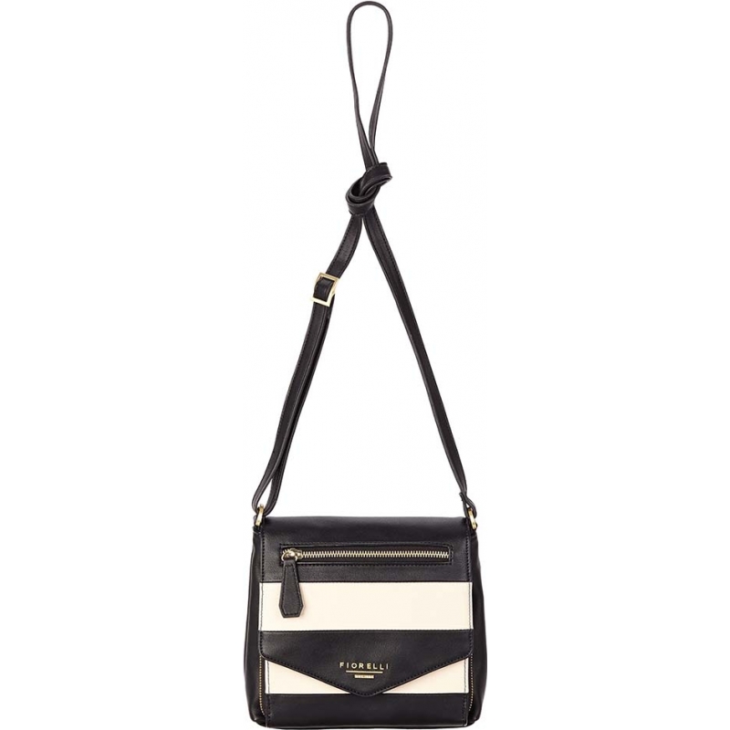 Fiorelli Ladies Paige Mono Stripe Cross Body Bag