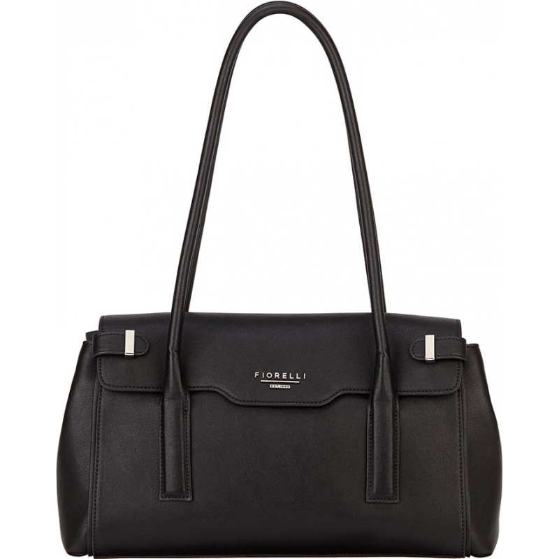 Fiorelli Ladies Fletcher Black Flap Over Shoulder Bag