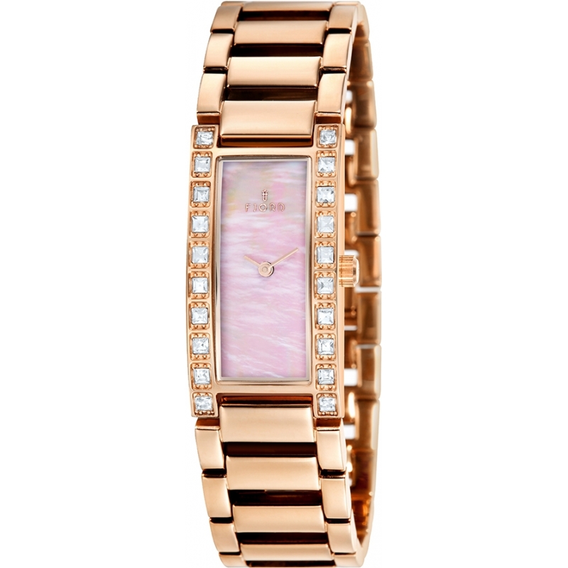 Fjord Ladies Aasa 2 Hand Rose Gold Watch