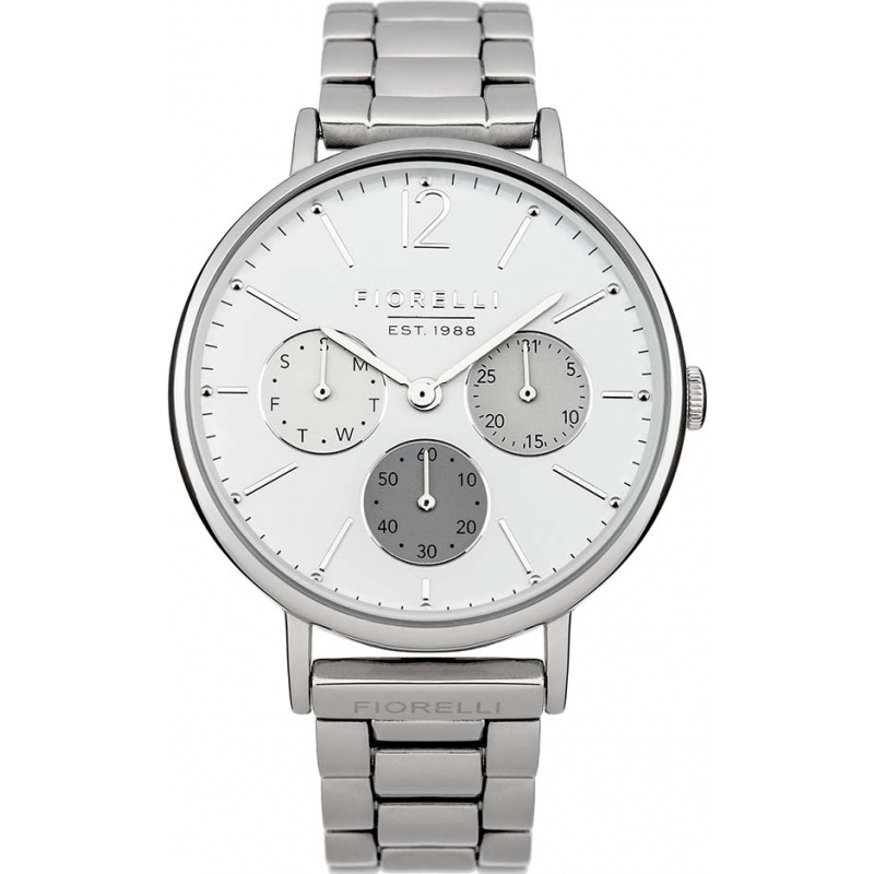 Fiorelli Ladies Silver Chronograph Watch