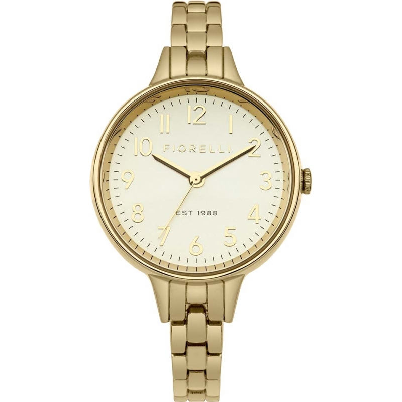 Fiorelli Ladies Slim Gold Plated Watch